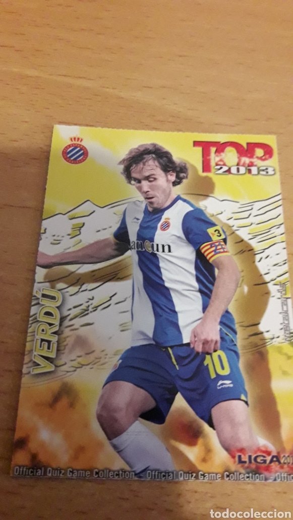 Fu&szlig;ball-Sticker: Mundicromo 2013 611 Verd&uacute; Espanyol top mate