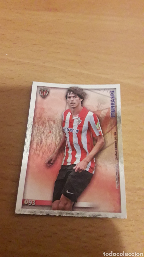 Figurine di Calcio: Mundicromo 2015 metalcard edici&oacute;n limitada Iturraspe Athletic de Bilbao
