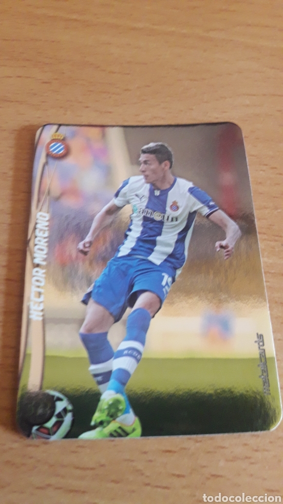 Figurine di Calcio: Mundicromo 2015 572 H&eacute;ctor Moreno Espanyol top brillante liso puntas redondas
