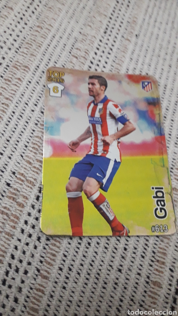Figurine di Calcio: Mundicromo 2016 613 Gabi Atl&eacute;tico de Madrid top brillante liso