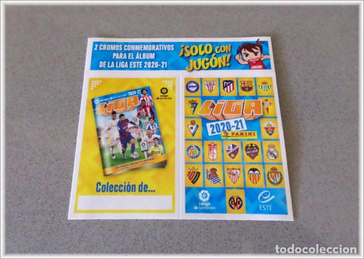 Cromos de F&uacute;tbol: 2 CROMOS CONMEMORATIVOS LIGA ESTE 2020 2021 20 21 CASEMIRO MESSI PANINI COLECCI&Oacute;N ALBUM F&Uacute;TBOL