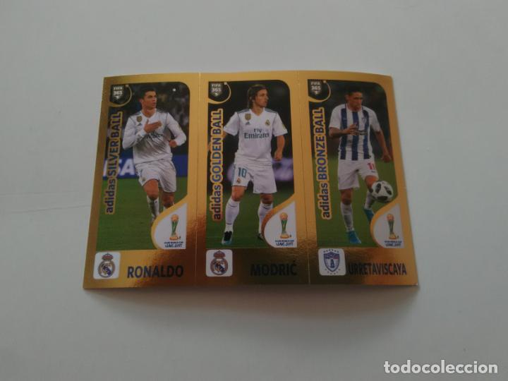 Cromos de F&uacute;tbol: 461 CRISTIANO RONALDO MODRIC REAL MADRID CROMO STICKER F&Uacute;TBOL FIFA 365 PANINI 18-19 2018 2019