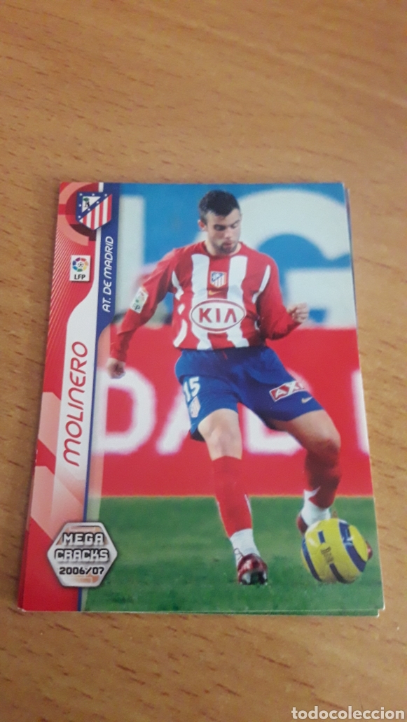 Figurine di Calcio: Panini Megacracks 2006 2007 06 07 21 Molinero baja Atl&eacute;tico de Madrid