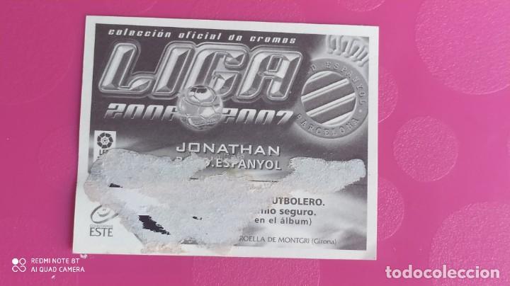Cromos de f&uacute;tbol: JONATHAN ESPA&Ntilde;OL 06 07 2006 2007 ESTE - Foto 2