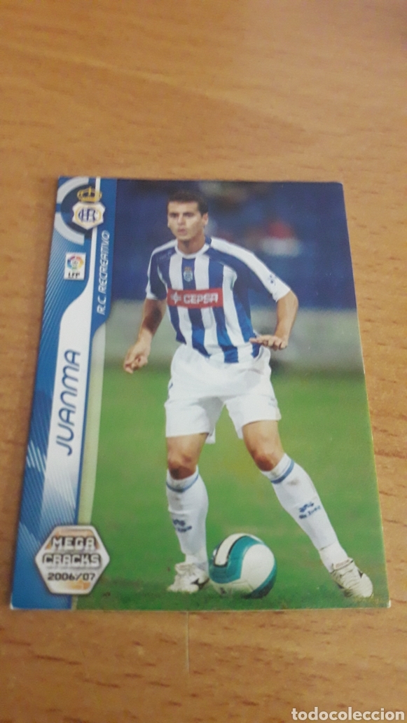 Fu&szlig;ball-Sticker: Panini Megacracks 2006 2007 06 07 261 bis Juanma Recreativo de Huelva