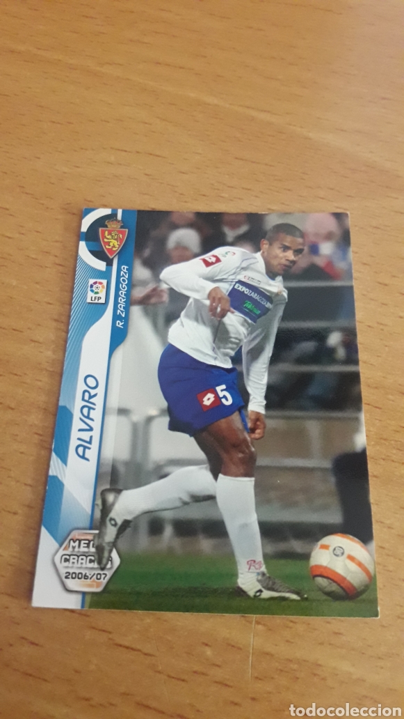 Fu&szlig;ball-Sticker: Panini Megacracks 2006 2007 06 07 348 &Aacute;lvaro Real Zaragoza