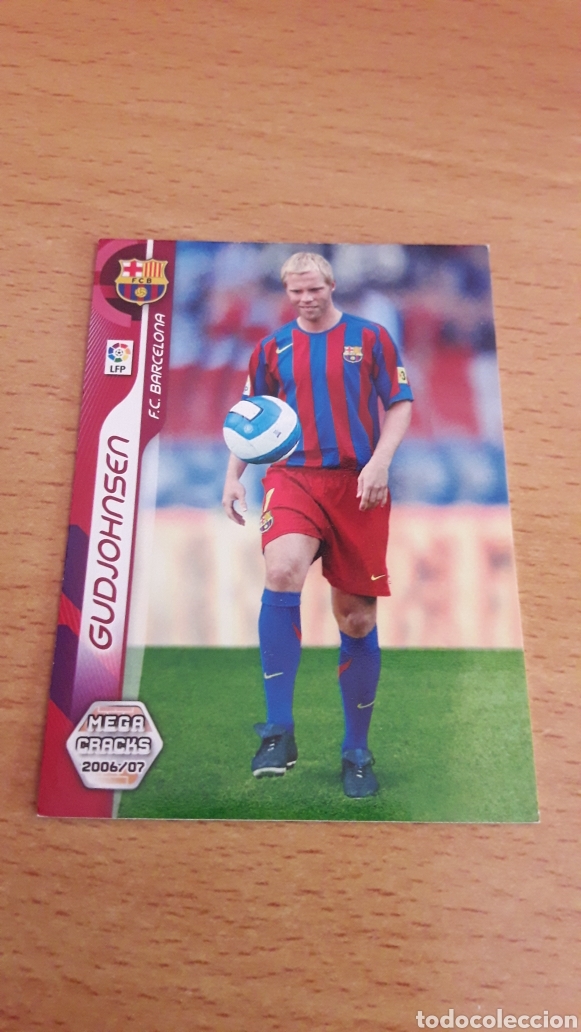 Fu&szlig;ball-Sticker: Panini Megacracks 2006 2007 06 07 443 Gudjohnsen fichaje Barcelona