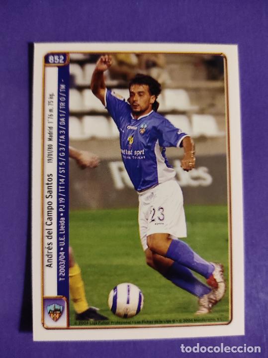 Fu&szlig;ball-Sticker: 852 NAKOR SANTOS LLEIDA MUNDICROMO FICHAS LIGA 2004 2005 04 05