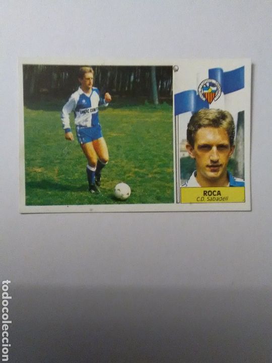 Cromos de f&uacute;tbol: Roca Este 86/87. Coloca. Despegado. - Foto 1