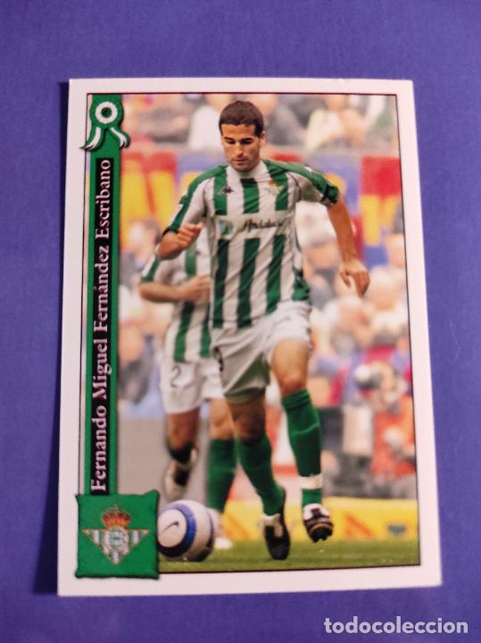 Cromos de f&uacute;tbol: 102 FERNANDO BETIS MUNDICROMO FICHAS LIGA 2005 2006 05 06