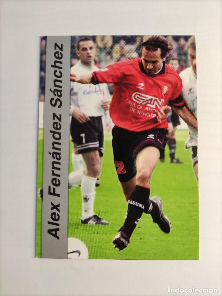 Cromos de f&uacute;tbol: FICHAS DE LA LIGA 2001 (2000-2001) - MUNDICROMO - N&ordf; 450 ALEX FERNANDEZ SANCHEZ - NUEVO