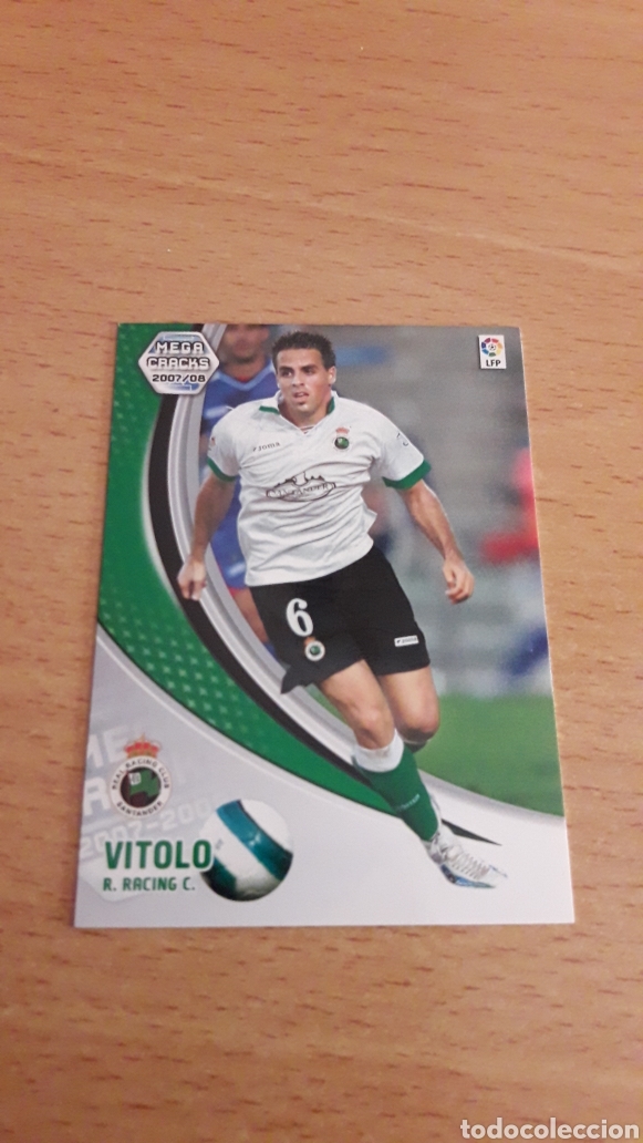 Figurine di Calcio: Panini Megacracks 2007 2008 07 08 243 Vitolo Racing de Santander