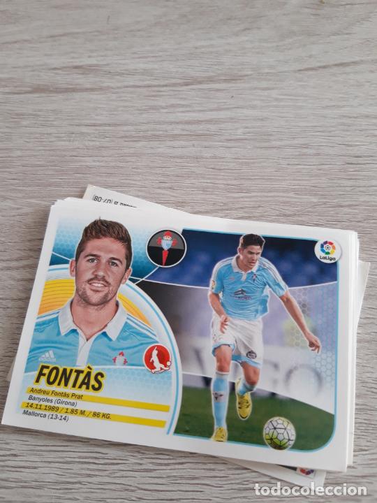 Cromos de f&uacute;tbol: Fontas CELTA este 2016 2017 17 16 sin pegar - Foto 1