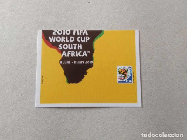 Cromos de f&uacute;tbol: 28 CARTEL MAPA DATA MUNDIAL 2010 WORLD CUP SUD&Aacute;FRICA 10 CROMO STICKER FIGURA ESTAMPA F&Uacute;TBOL PANINI