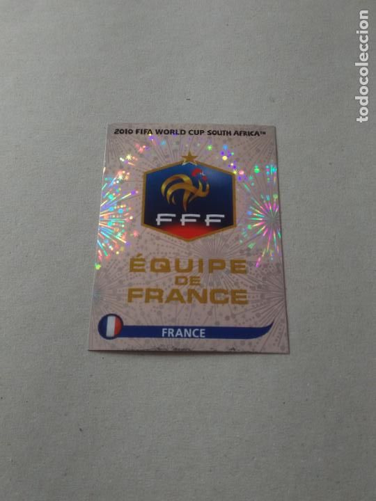 Cromos de f&uacute;tbol: 88 ESCUDO LOGO FRANCIA MUNDIAL 2010 SUD&Aacute;FRICA WORLD CUP 10 CROMO STICKER FIGURA F&Uacute;TBOL PANINI