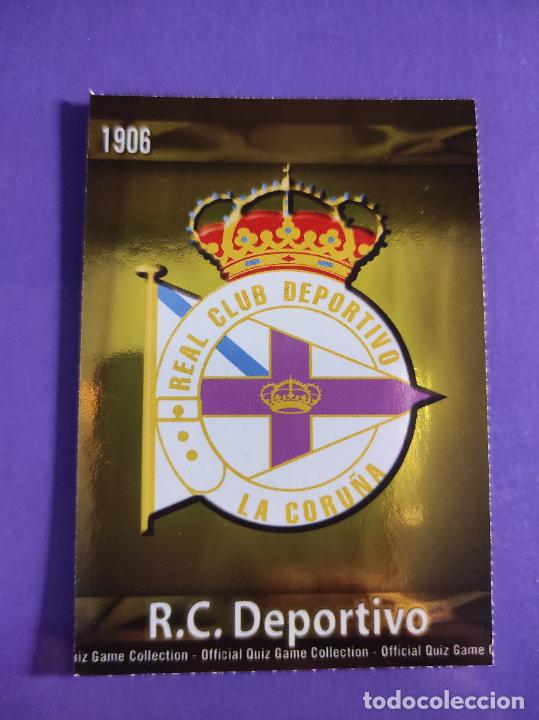 Cromos de F&uacute;tbol: 163 ESCUDO DEPORTIVO CORU&Ntilde;A BRILLO LISO MUNDICROMO FICHAS LIGA 2009 2010 09 10