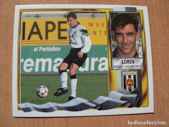 Fu&szlig;ball-Sticker: CROMO LIGA ESTE 1995 1996 95 96 NUEVO NUNCA PEGADO LOREN MERIDA