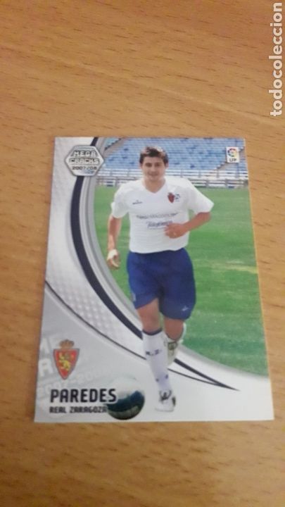 Fu&szlig;ball-Sticker: Panini Megacracks 2007 2008 07 08 446 Paredes fichaje Real Zaragoza