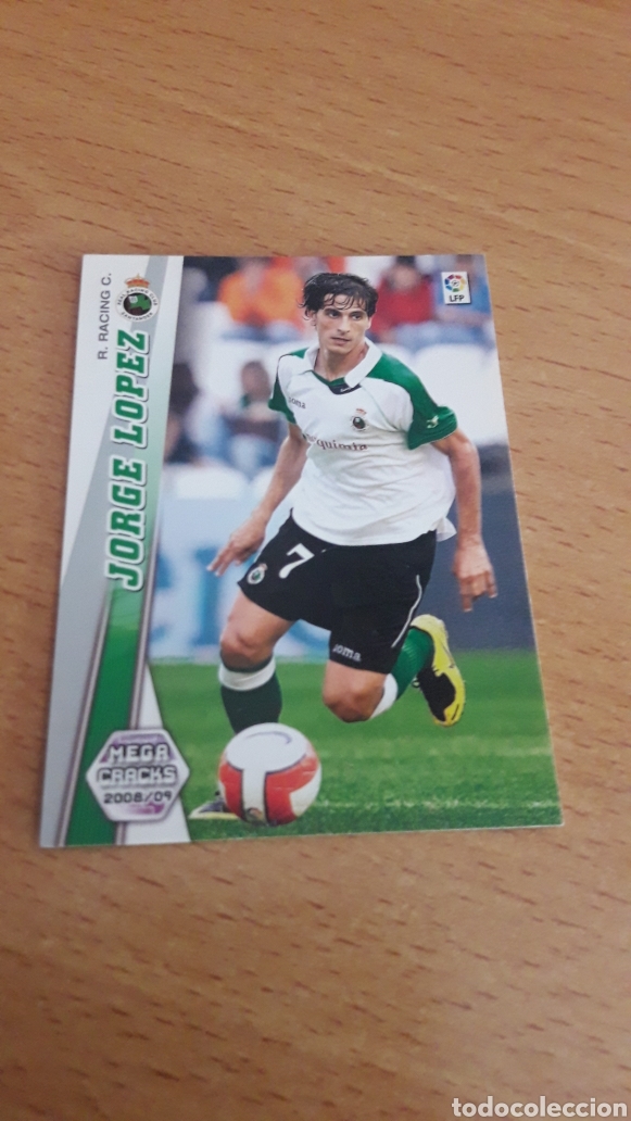 Figurine di Calcio: Panini Megacracks 2008 2009 08 09 246 Jorge L&oacute;pez Racing de Santander