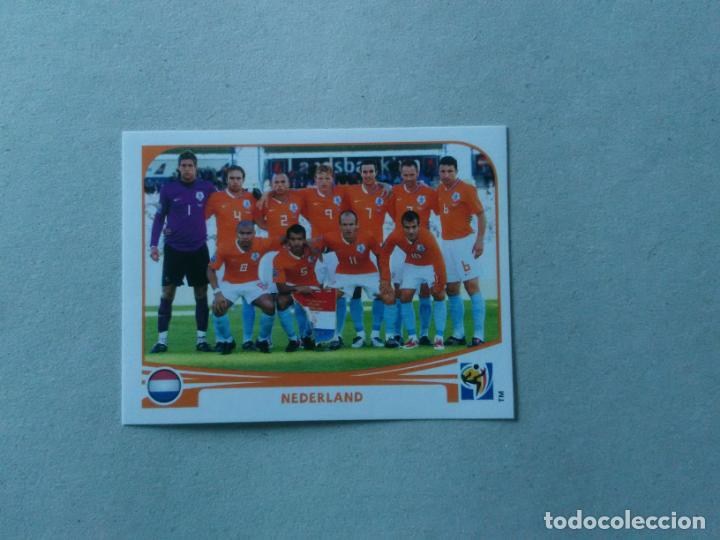 Cromos de Futebol: 334 SELECCI&Oacute;N EQUIPO HOLANDA MUNDIAL 2010 SUD&Aacute;FRICA WORLD CUP 10 CROMO STICKER FIGURA F&Uacute;TBOL PANINI