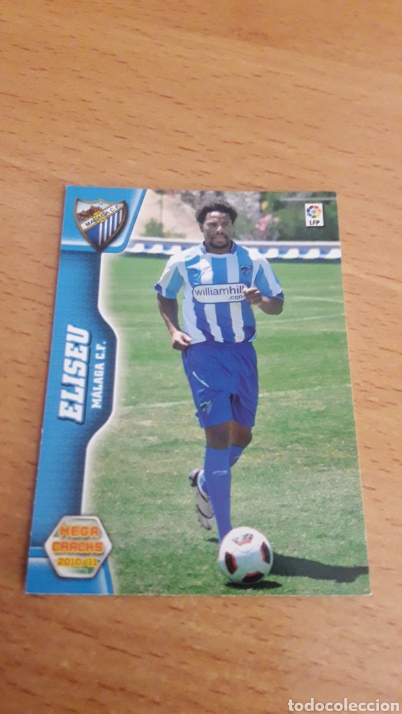 Figurine di Calcio: Panini Megacracks 2010 2011 10 11 195 Eliseu M&aacute;laga