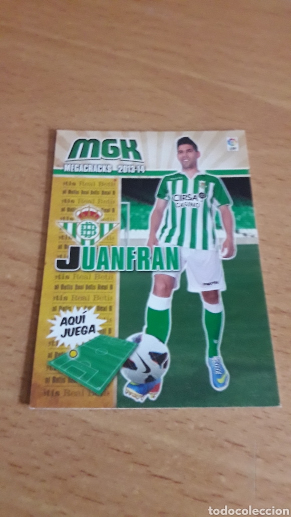 Figurine di Calcio: Panini Megacracks 2013 2014 13 14 440 Juanfran fichaje Real Betis
