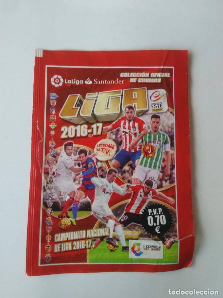 Cromos de F&uacute;tbol: MESSI CRISTIANO RONALDO KOKE DE MARCOS SOBRE CROMOS VAC&Iacute;O LIGA F&Uacute;TBOL 2016-2017 EDICIONES ESTE 16-17