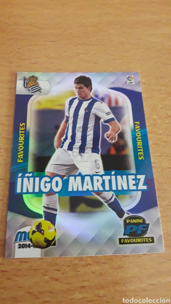 Figurine di Calcio: Panini Megacracks 2014 2015 14 15 390 &Iacute;&ntilde;igo Mart&iacute;nez Real Sociedad