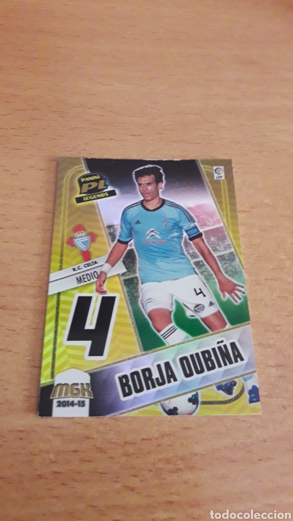 Figurine di Calcio: Panini Megacracks 2014 2015 14 15 424 Borja Oubi&ntilde;a Celta de Vigo