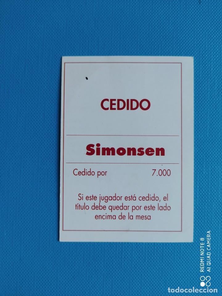 Cromos de f&uacute;tbol: BARCELONA SIMONSEN - Foto 2