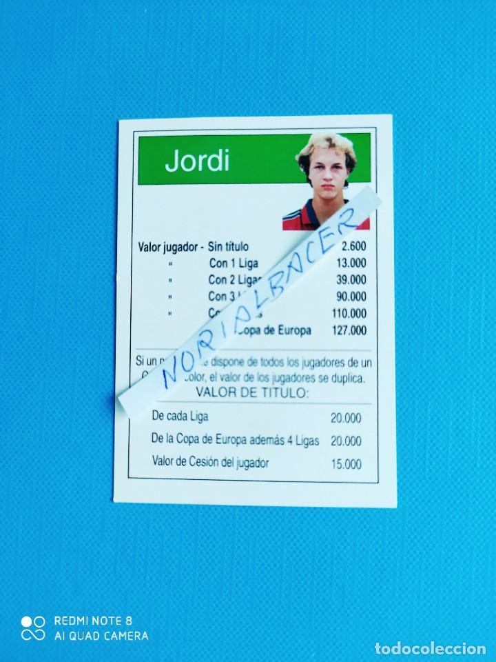 Cromos de f&uacute;tbol: BARCELONA JORDI - Foto 1