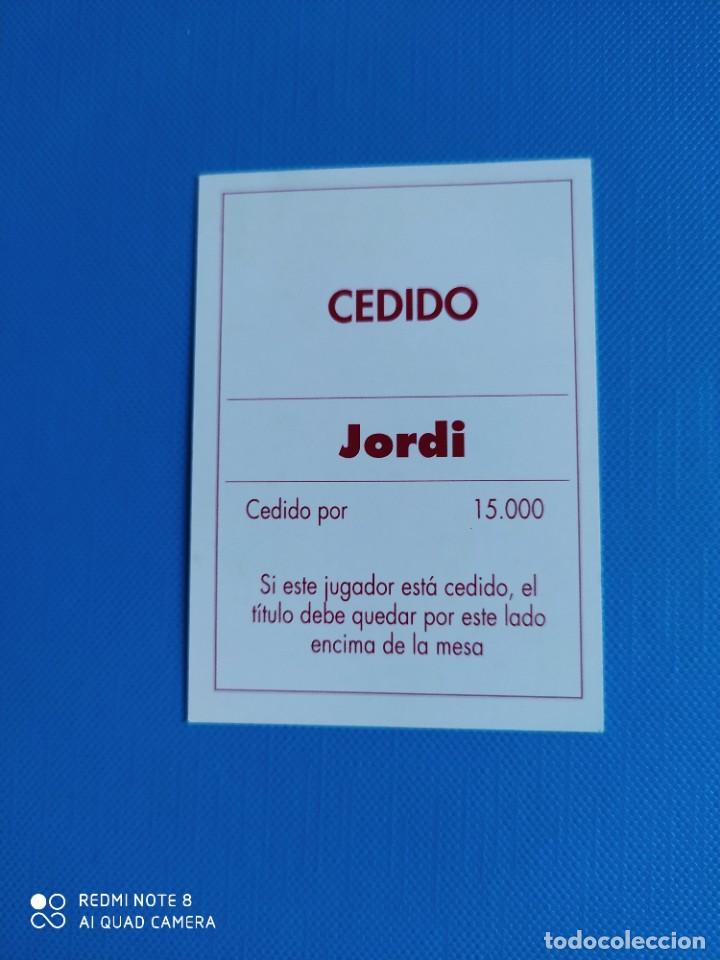 Cromos de f&uacute;tbol: BARCELONA JORDI - Foto 2