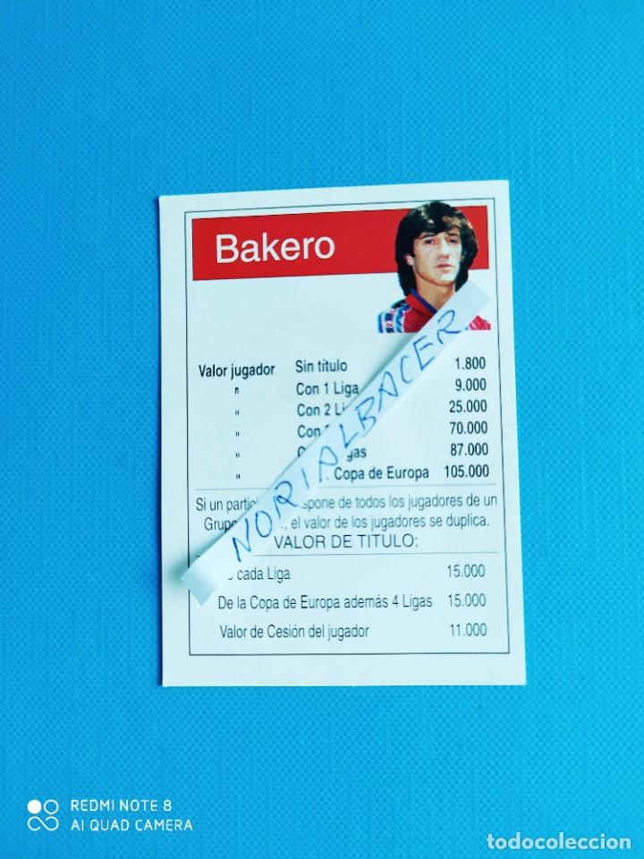 Cromos de f&uacute;tbol: BARCELONA BAKERO - Foto 1