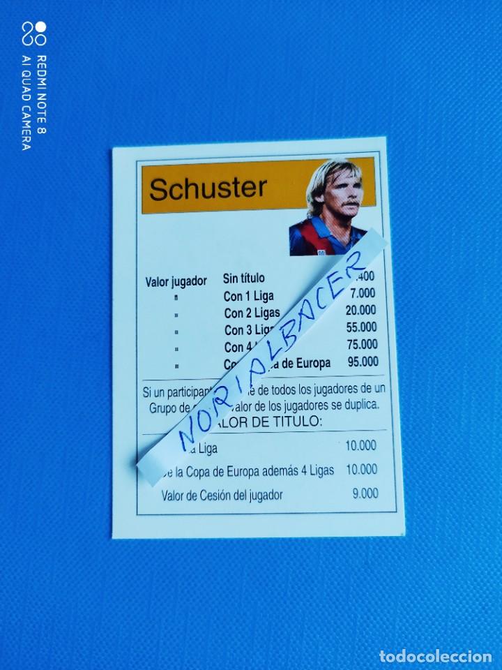 Cromos de f&uacute;tbol: BARCELONA SCHUSTER - Foto 1
