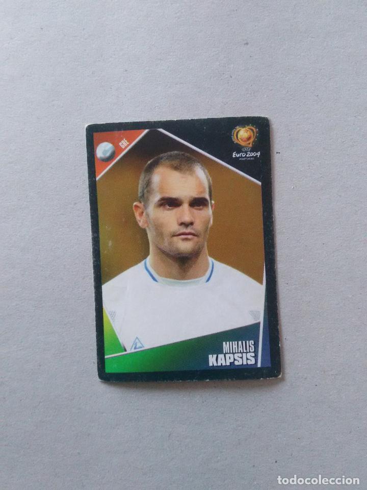 Fu&szlig;ball-Sticker: 36 MIHALIS KAPSIS GRECIA UEFA EURO 04 EUROCOPA 2004 FIGURA ESTAMPA STICKER CROMO F&Uacute;TBOL PANINI