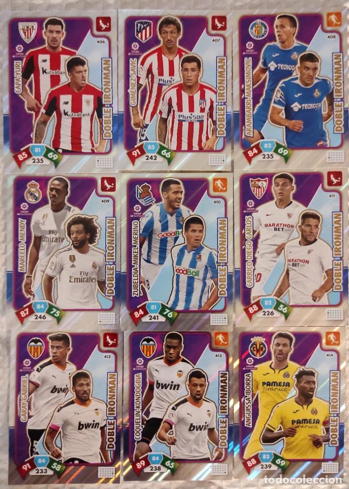 Cromos de F&uacute;tbol: LOTE 9 DOBLE IRONMAN ADRENALYN 2019 2020 19 20