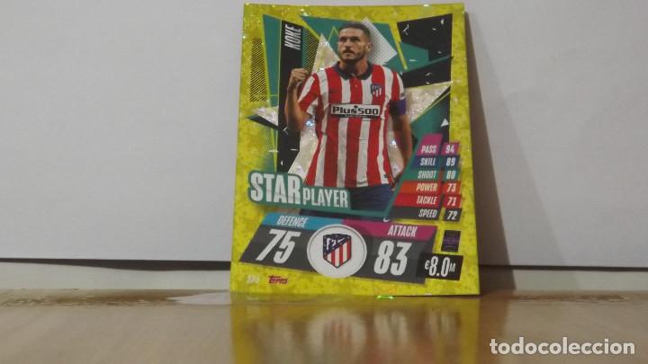 Fu&szlig;ball-Sticker: MATCH ATTAX 2020 - 2021 STAR PLAYER - KOKE - ATLETICO DE MADRID