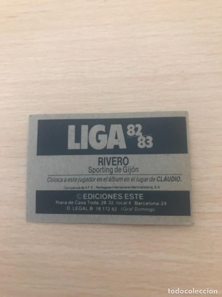 Cromos de f&uacute;tbol: Rivero sin pegar - Foto 2