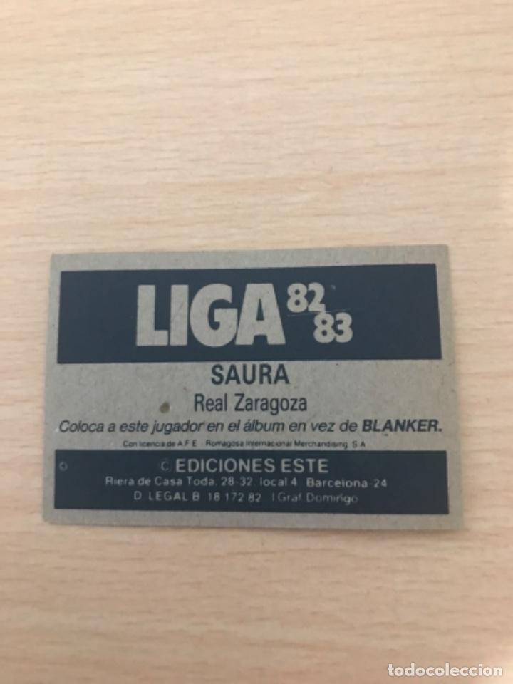 Cromos de f&uacute;tbol: Saura sin pegar - Foto 2