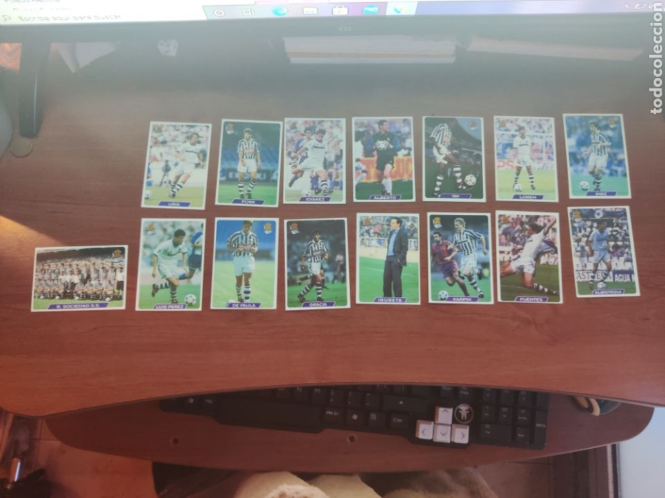 Cromos de F&uacute;tbol: LIQUIDANDO. Lote 15 Cromos Fichas de la Liga 1995-1996 95-96 Mundicromo Sport R. Sociedad S. S.