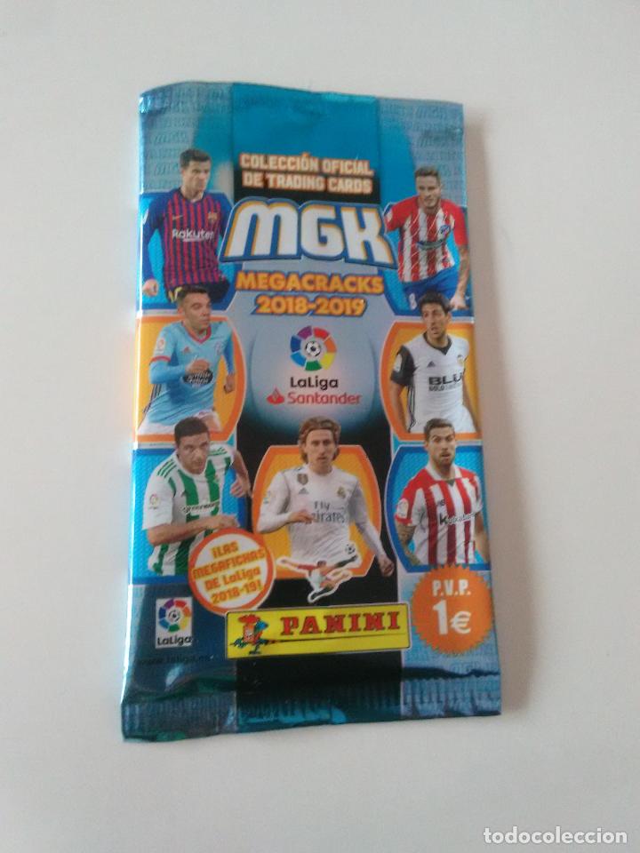 Cromos de F&uacute;tbol: SOBRE CROMOS VAC&Iacute;O LIGA 2018-2019 MEGACRACKS PANINI MGK 18-19 COUTINHO MODRIC SA&Uacute;L PAREJO JOAQU&Iacute;N
