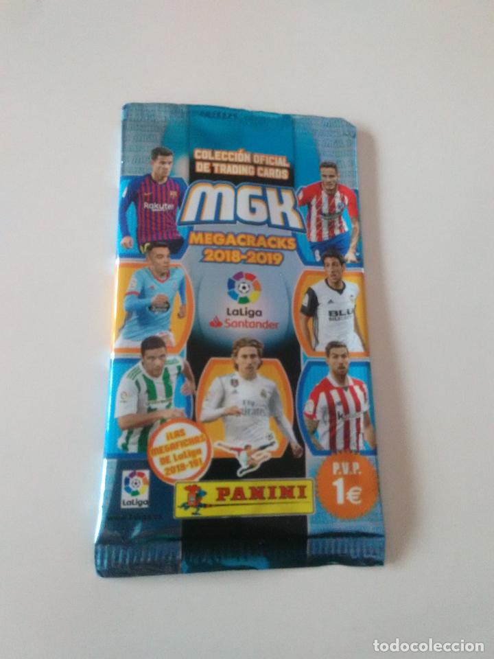 Cromos de F&uacute;tbol: SOBRE CROMOS VAC&Iacute;O LIGA 2018-2019 MEGACRACKS PANINI MGK 18-19 COUTINHO MODRIC SA&Uacute;L PAREJO JOAQU&Iacute;N