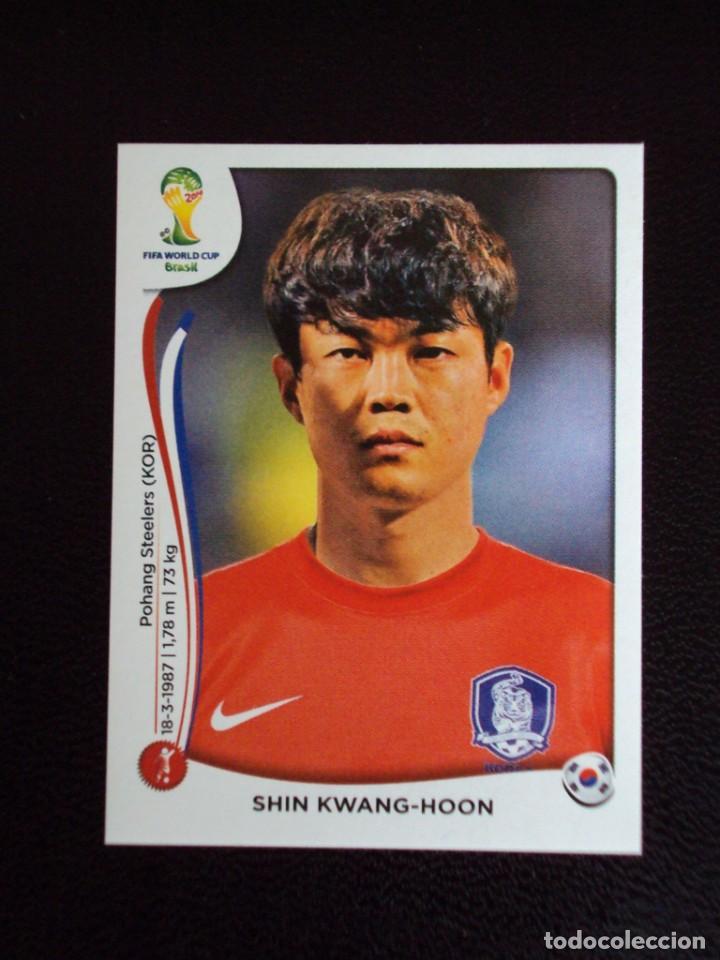 Cromos de f&uacute;tbol: 628 SHIN KWANG-HOON COREA DEL SUR MUNDIAL FUTBOL BRASIL 2014 FIFA WORLD CUP PANINI CROMO NUEVO