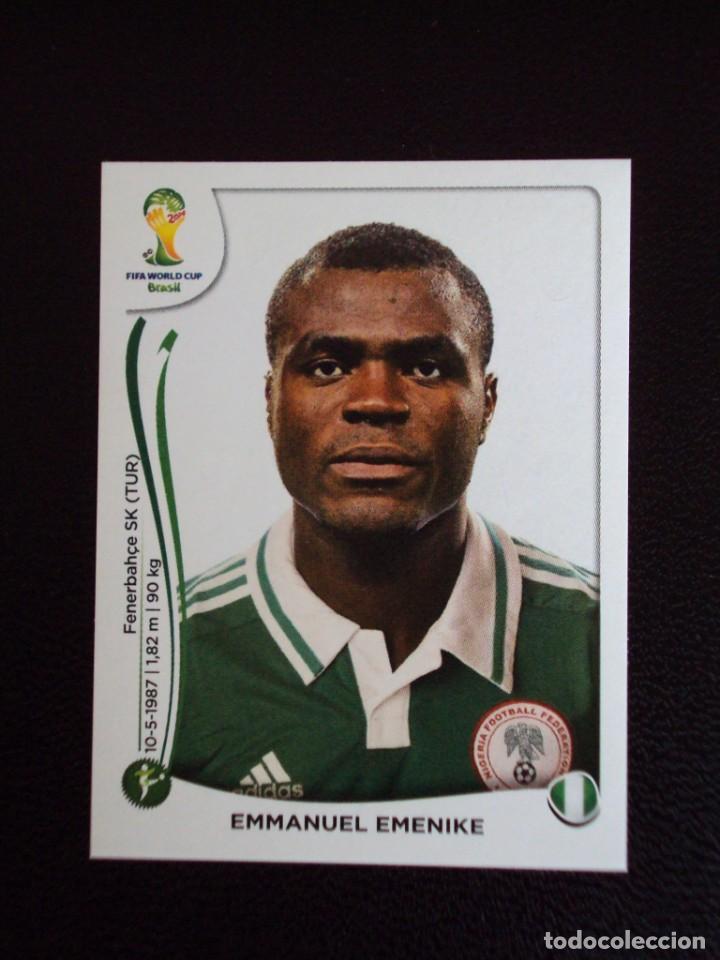 Cromos de f&uacute;tbol: 487 EMMANUEL EMENIKE NIGERIA MUNDIAL FUTBOL BRASIL 2014 FIFA WORLD CUP PANINI . CROMO NUEVO .