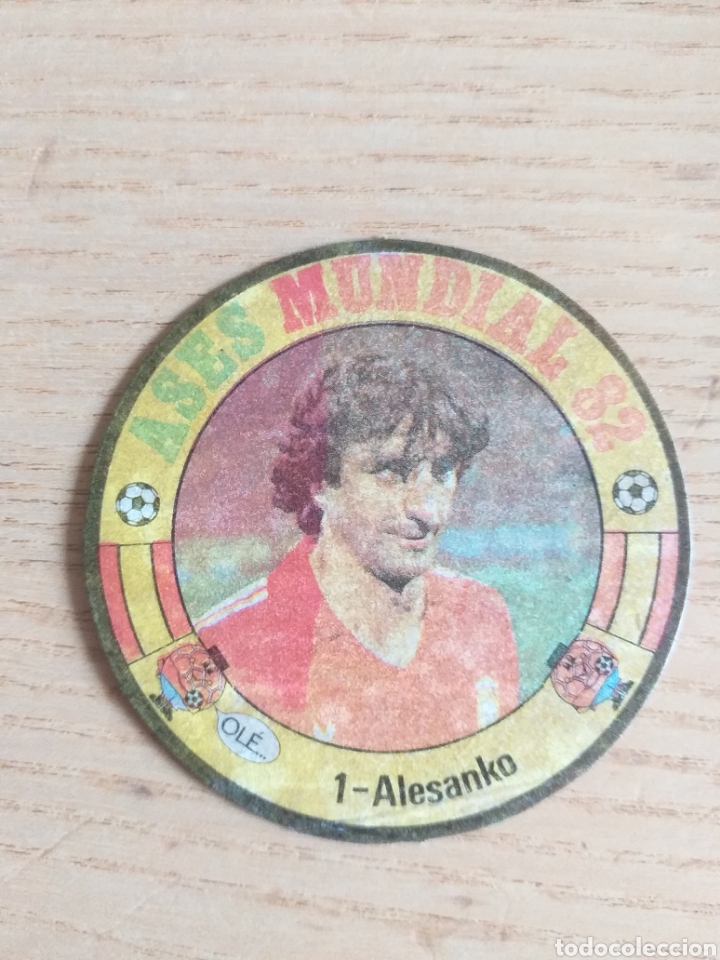 Cromos de f&uacute;tbol: F&Uacute;TBOL CROMO N&ordm; 1 ALESANKO ASES MUNDIAL ESPA&Ntilde;A 82 EDITORIAL REYAUCA 1982
