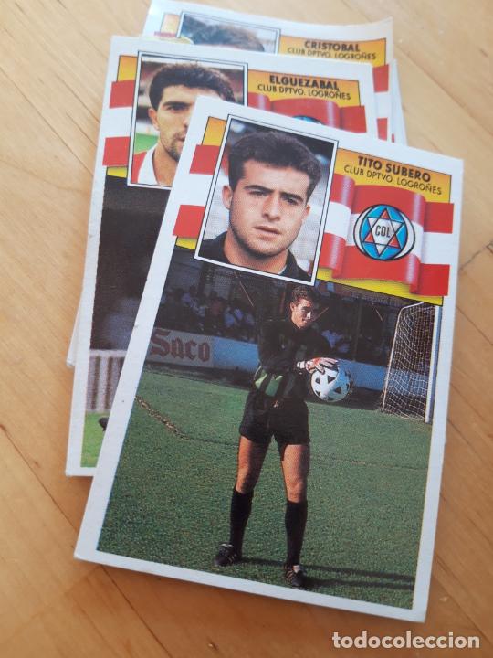 Cromos de f&uacute;tbol: Subero logro&ntilde;es este 90 91 1990.1991 despegado - Foto 1