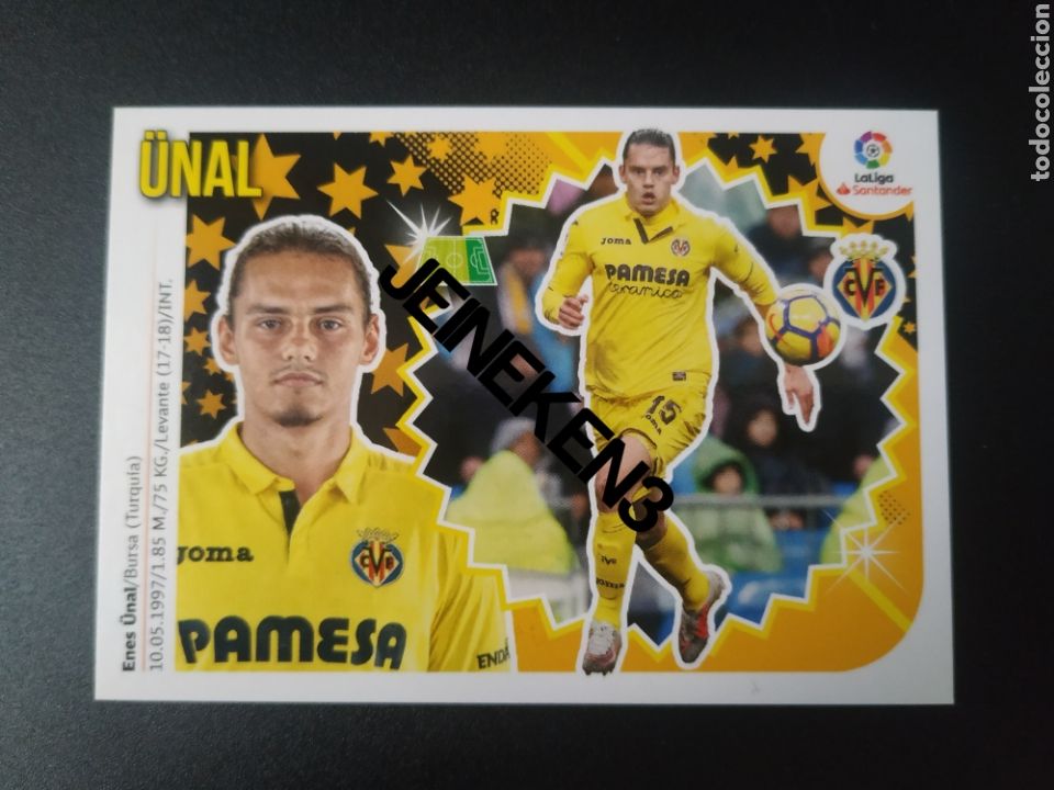 Cromos de f&uacute;tbol: Este 2018/19 14 Unal Villarreal - Foto 1