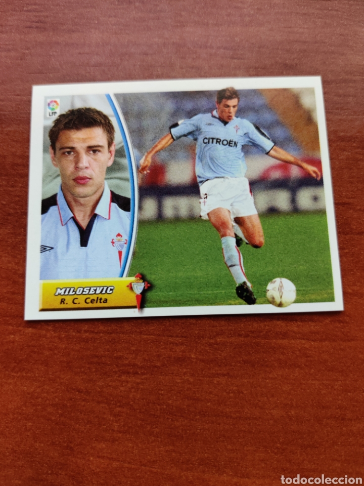 Cromos de F&uacute;tbol: Cromo Ultimos Fichajes N&uacute;mero 29 Milosevic R. C. Celta liga este 2003-2004 03-04
