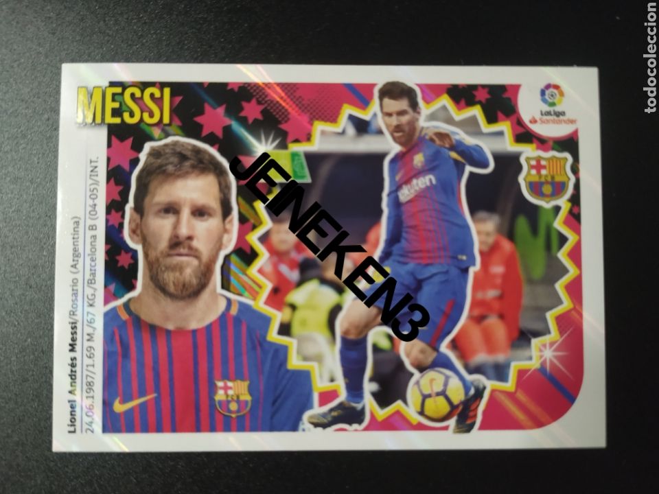 Cromos de f&uacute;tbol: Este 2018/19 14 Messi Barcelona - Foto 1