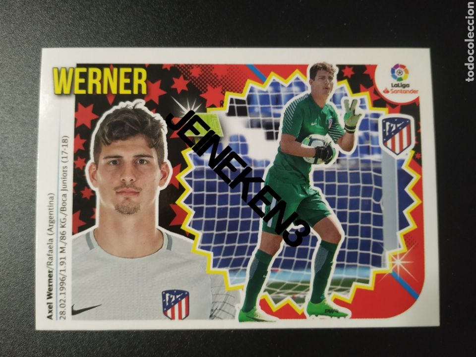 Cromos de f&uacute;tbol: Este 2018/19 2 Werner (Baja) At.Madrid - Foto 1